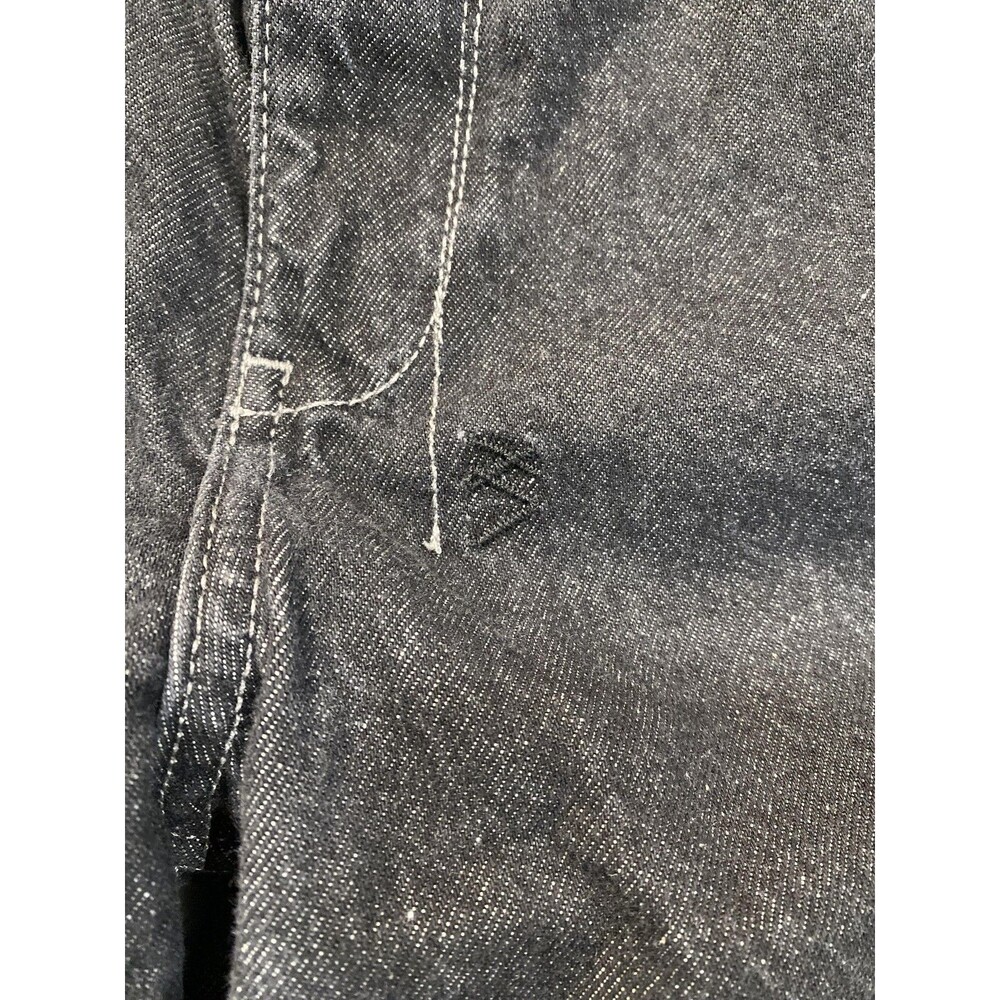 Ksubi Jeans Womens 24 Black Charcoal High Rise Wide Leg 100% Cotton Denim Turkey - Picture 3 of 16
